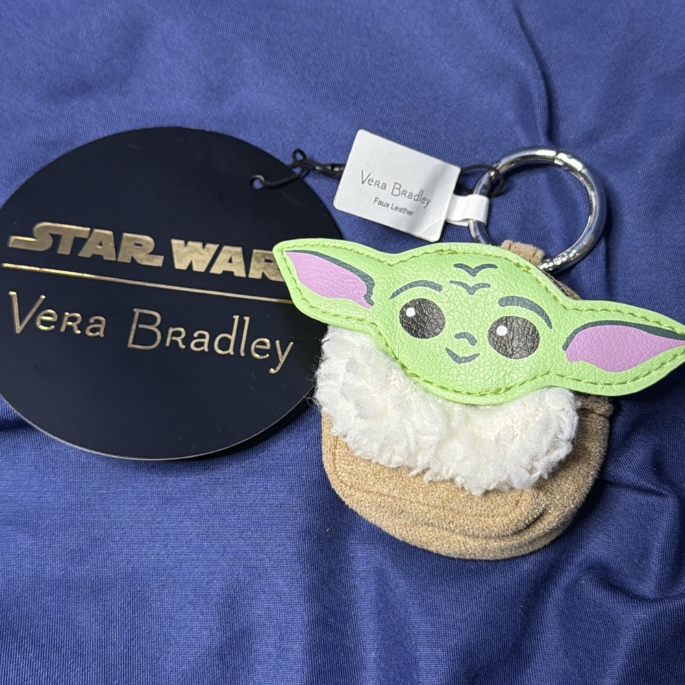 [New/STAR WARS/Vera Bradley]   "Grogu the Child" Mandalorian {CHARM w/ RING}